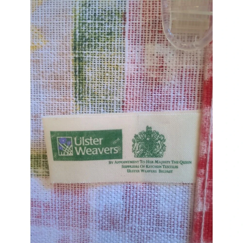 Ulster Weavers Tea Towel Gingham Sunflower CATS Irish Linen Cottage Farm Ireland